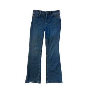 Women 33 We The Free People Shayla Bootcut Jean Denim Pant Stretch Double Button